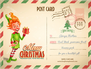 christmas postcard
