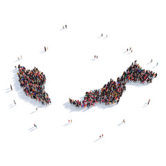 people group shape map Malaysia
