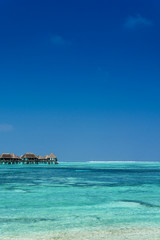 Villas on the tropical beach - Maldives