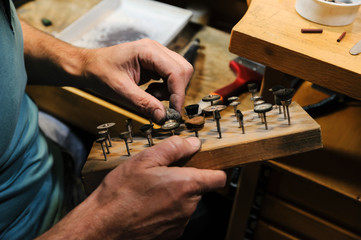 Craft jewelery making.
