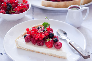 Homemade Berry tart