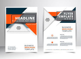 Abstract vector modern flyers brochure / annual report /design templates / stationery with white background in size a4