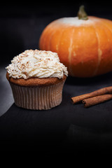 muffin with pumpkin