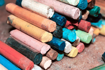 Colored chalks