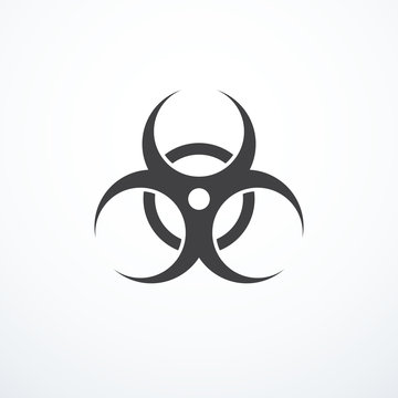 Vector biohazard icon