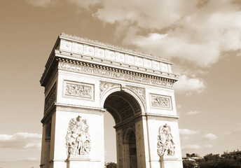 Fototapeta na wymiar Arc de triomphe - Paris - France