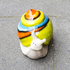 Photo of a Handcrafted Snail