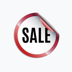 Sale design template. Creative banner. Vector illustration, mark