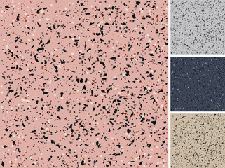 Naklejka premium Realistic vector illustration of seamless granite texture