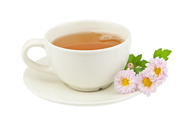 green tea in beautiful cup