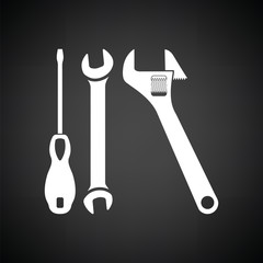 Wrench and screwdriver icon