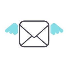 Mail icon vector symbol