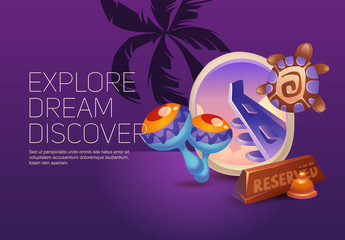 Journey. Around the world. Holiday. Hop on a plane. Souvenirs.