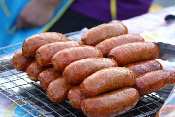 Thai food SAI AUA (NOTRHERN THAI SPICY SAUSAGE)