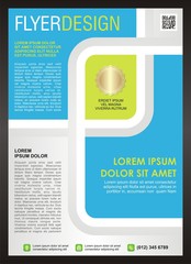 Modern - Beauty Flyer brochure Business template. for education, presentation, website, magazine, cover