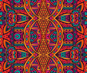 ethnic abstract indian pattern
