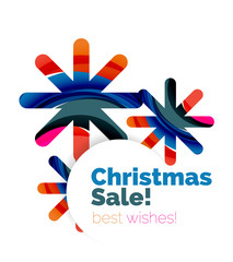 Fototapeta na wymiar Geometric Christmas sale or promotion ad banner