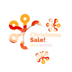 Christmas colorful geometric abstract background