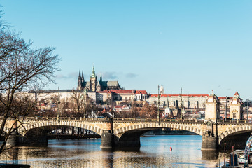 Fototapeta na wymiar Prague Castle at Prague, Czech Republic
