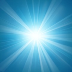 Illuminated blue light background