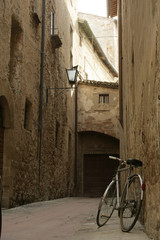 bike in alley