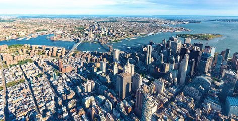 Lower East Side of Manhattan with Brooklyn in the background