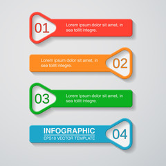 Vector infographic template