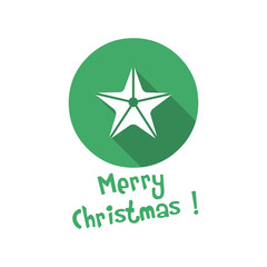 Obraz premium christmas icon. star