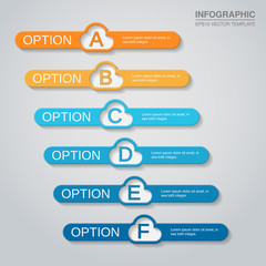 Vector infographic template