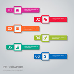 Vector infographic template