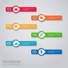 Vector infographic template