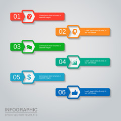 Vector infographic template