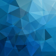 Background of geometric shapes. Blue mosaic pattern. Vector EPS 10. Vector illustration