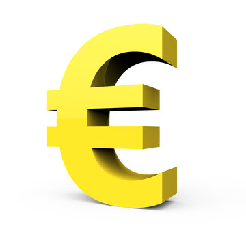 light yellow euro sign