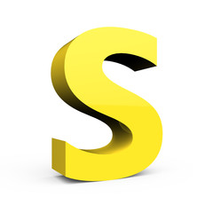 light yellow font S