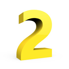 light yellow number 2