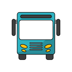 bus vehicle icon. transportation travel and trip theme. Isolated design. Vector illustration