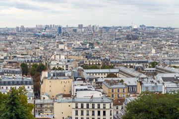 Fototapeta na wymiar The city skyline at daytime. Paris, France