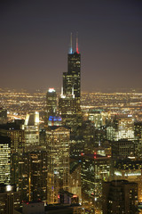 sears tower night