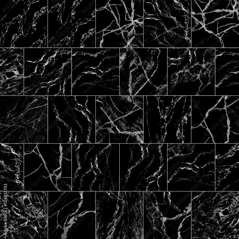 Aufkleber marble tiles floor for pattern and background