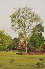 Fototapeta na wymiar Sukhothai Historical Park, Sukhothai Thailand