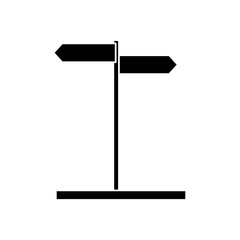 Destination road sign icon. travel trip vacation and tourism theme. Isolated design. Vector illustration