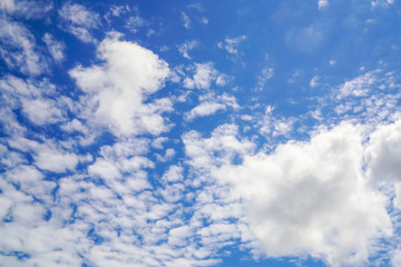 Fototapeta premium Cloud in blue sky .