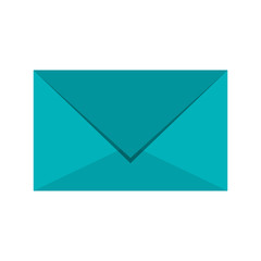 Envelope email icon. mail message and letter theme. Isolated design. Vector illustration