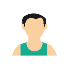 Padlock icon. security system warning and protection theme. Isolated design. Vector illustration