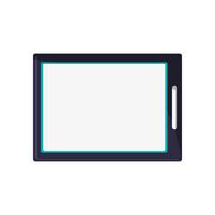 Tablet icon. device gadget technology theme. Isolated design. Vector illustration