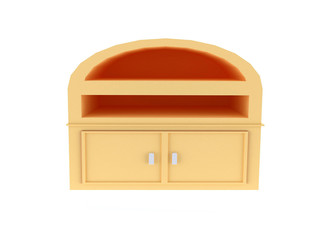 cabinet furniture interior  white background shelf home 