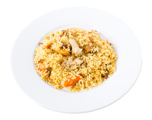 Delicious chicken pilaf.