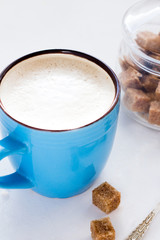 cappuccino and brown sugar