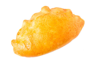 Delicious pie with chicken fillet.